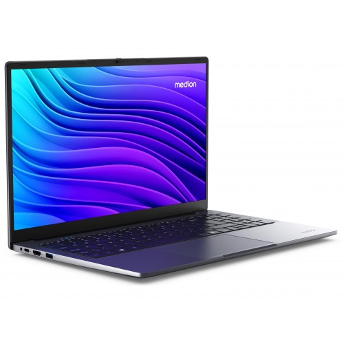 Medion Erazer Akoya E15223 15,6" FHD bærbar - Intel N100, 4/128 GB, Windows 11 Home S