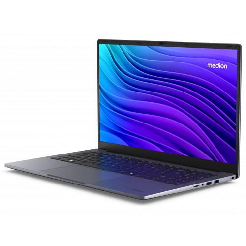 Medion Erazer Akoya E15223 15,6" FHD bærbar - Intel N100, 4/128 GB, Windows 11 Home S