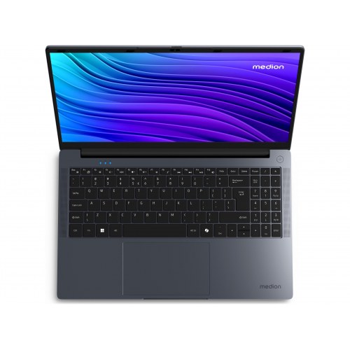 Medion Erazer Akoya E15223 15,6" FHD bærbar - Intel N100, 4/128 GB, Windows 11 Home S
