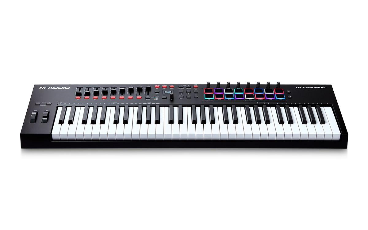 M-Audio Oxygen Pro 61 - MIDI-keyboard controller med 61 tangenter og USB billede