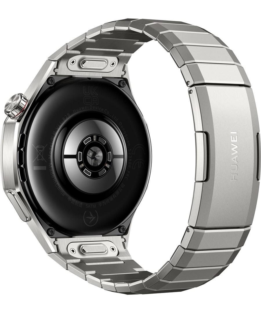 Huawei Watch GT 5 Pro - 46 mm - titanium - smart ur med rem - håndledsstørrelse: 140-210 mm - display 1.43 - NFC, Bluetooth - 97 g - titan
