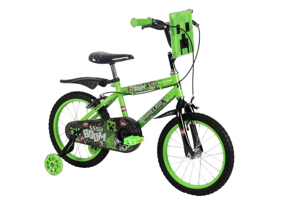 Huffy Minecraft 16" børnecykel - grøn, 21404W