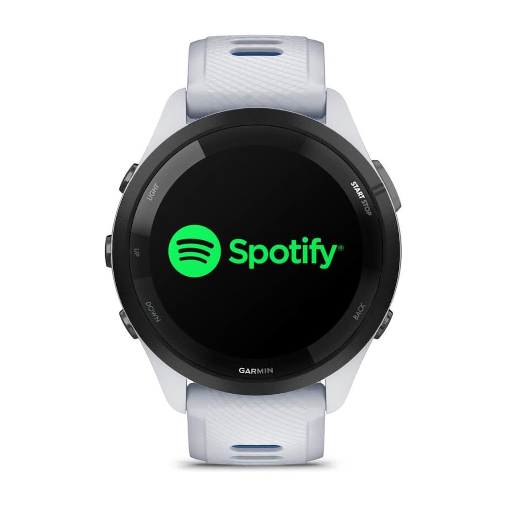 Garmin Forerunner 265 - 46 mm AMOLED løbeur med GPS, Wi‑Fi - sort/hvid