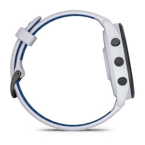 Garmin Forerunner 265 - 46 mm AMOLED løbeur med GPS, Wi‑Fi - sort/hvid