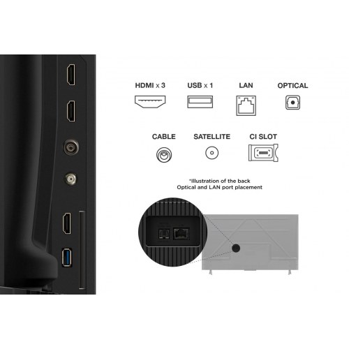 TCL V6C 50" 4K Ultra HD Smart TV (50V6C) – Google TV, Dolby Vision/Atmos, 60 Hz