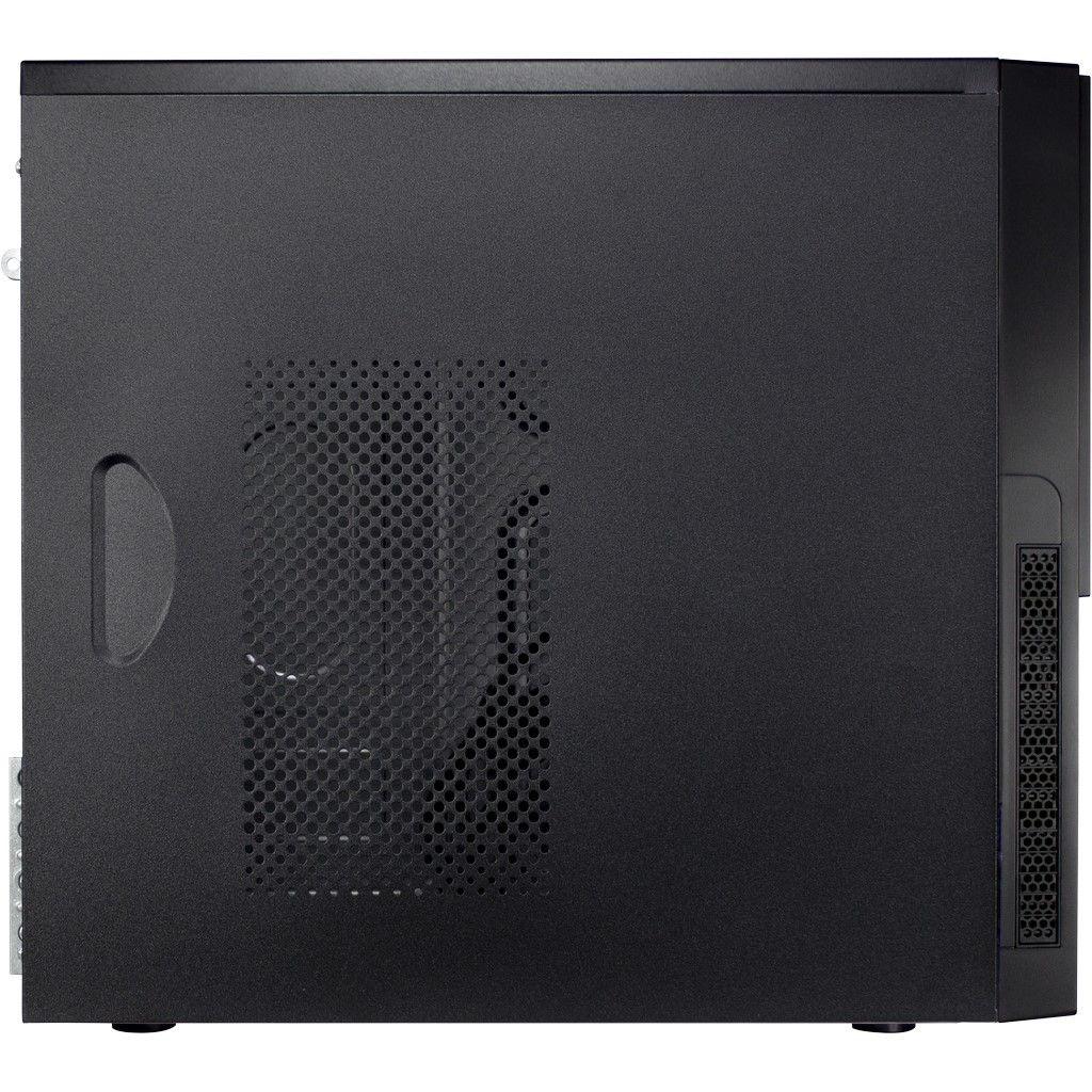 Inter-Tech IT-6865 Micro Tower - sort pc-kabinet med kortlæser billede
