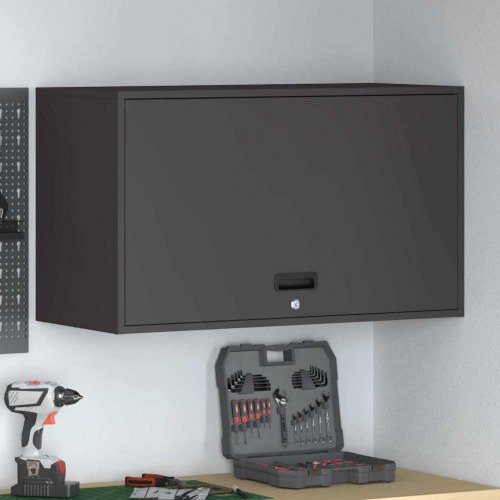 Vægbeslag til Garage Sort 90 x 40 x 53 cm Pulverlakeret stål