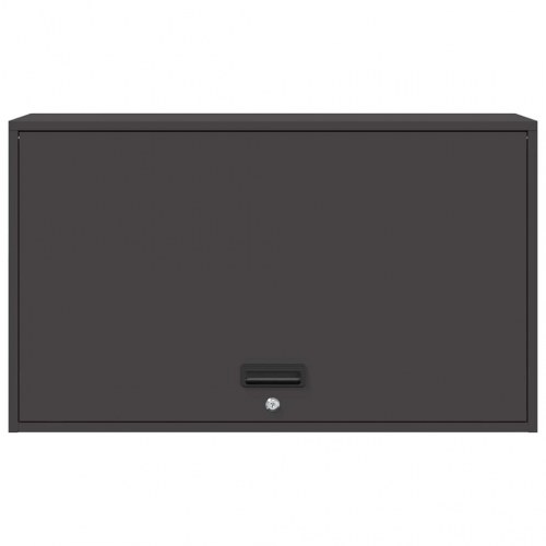 Vægbeslag til Garage Sort 90 x 40 x 53 cm Pulverlakeret stål