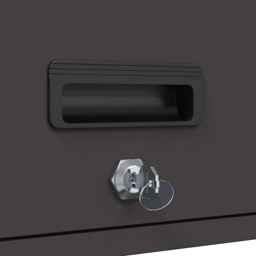 Vægbeslag til Garage Sort 90 x 40 x 53 cm Pulverlakeret stål