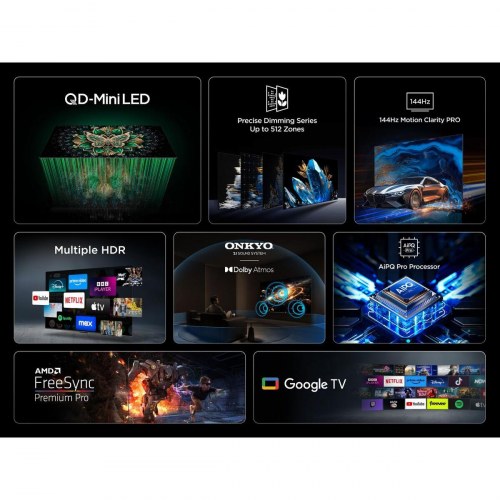 TCL 75C6K 75" QD Mini LED 4K Ultra HD QLED Smart TV