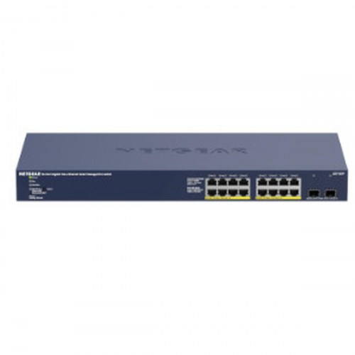 Netgear GS716TP-100EUS 16‑ports gigabit PoE switch - rackmonteret
