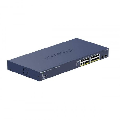 Netgear GS716TP-100EUS 16‑ports gigabit PoE switch - rackmonteret