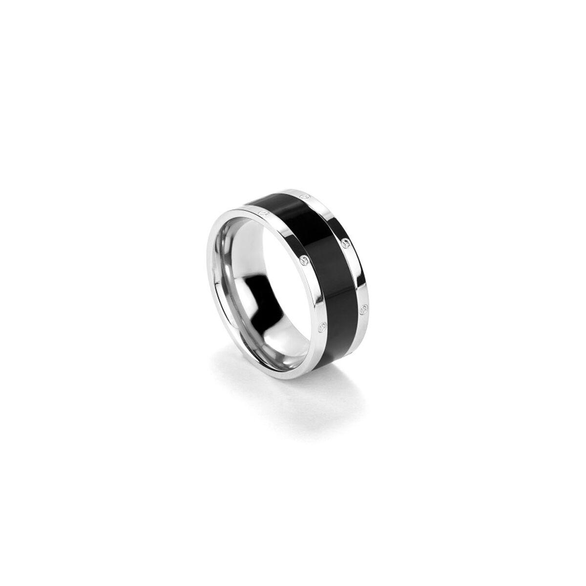 Radiant RH000141-22 ring til kvinder - sølvfarvet/sort, str. 22