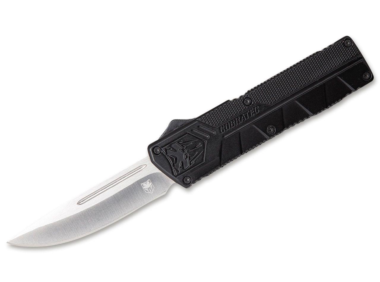 Cobra Tec Lightweight Black OTF foldekniv - sort