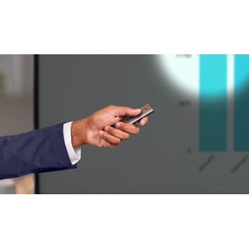 Logitech Spotlight præsentationsfjernbetjening – grå