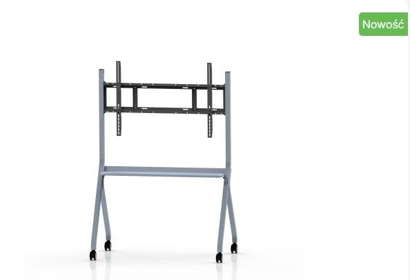 AVTEK TS Mobile Stand Next3 XL - mobil skærmholder med hjul, grå
