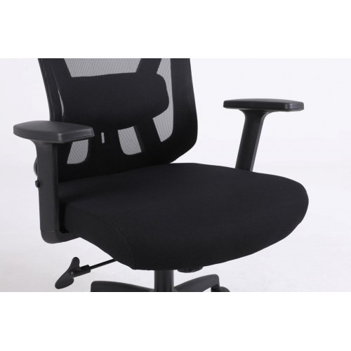 Activejet T5 ergonomisk kontorstol - sort mesh, justerbar