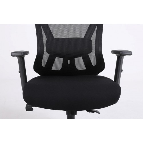 Activejet T5 ergonomisk kontorstol - sort mesh, justerbar