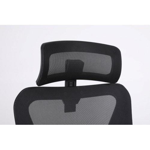 Activejet T5 ergonomisk kontorstol - sort mesh, justerbar