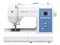 Singer Confidence 7465 - Symaskine - 50 søm - 2 et-trins knaphuller - LED display