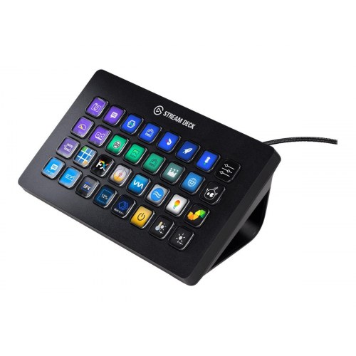 Elgato Stream Deck XL - tastatur med 32 bagbelyste knapper, USB