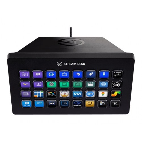 Elgato Stream Deck XL - tastatur med 32 bagbelyste knapper, USB