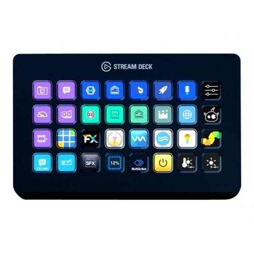 Elgato Stream Deck XL - tastatur med 32 bagbelyste knapper, USB