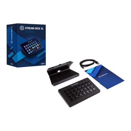 Elgato Stream Deck XL - tastatur med 32 bagbelyste knapper, USB