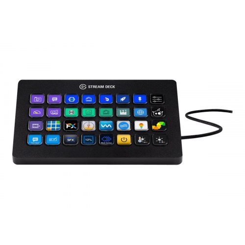 Elgato Stream Deck XL - tastatur med 32 bagbelyste knapper, USB