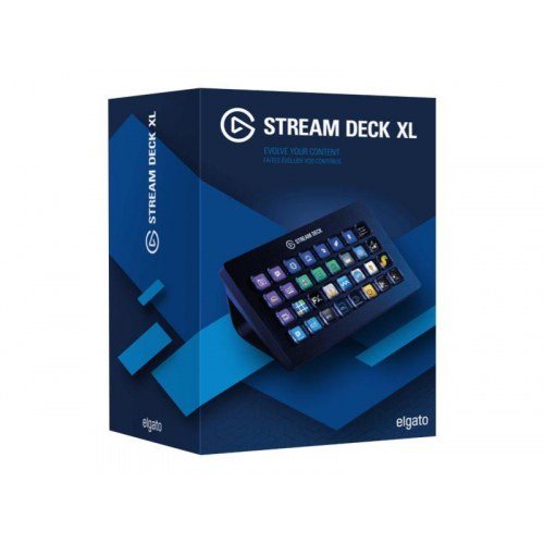 Elgato Stream Deck XL - tastatur med 32 bagbelyste knapper, USB