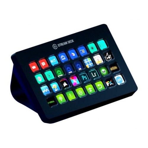Elgato Stream Deck XL - tastatur med 32 bagbelyste knapper, USB