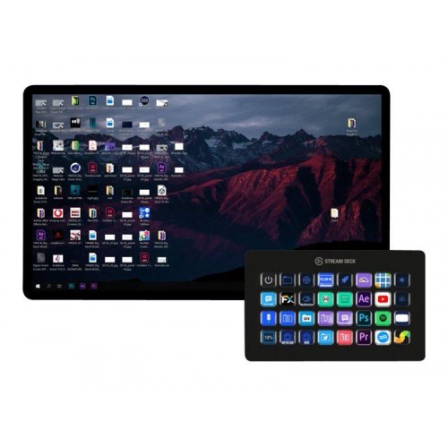 Elgato Stream Deck XL - tastatur med 32 bagbelyste knapper, USB