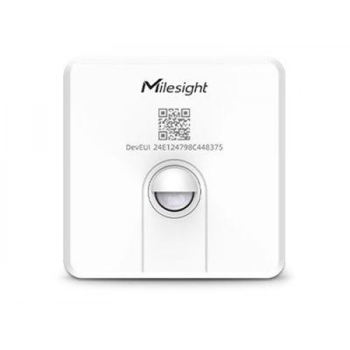 Milesight CoWork WS203 – trådløs temperatur-, fugt- og bevægelsessensor (LoRaWAN 868 MHz) – grå/hvid