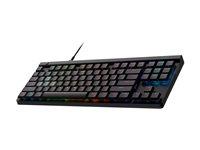 Logitech G G515 Rapid TKL gaming-tastatur - lav profil, magnetisk-analog, LIGHTSYNC, kablet (US International) billede
