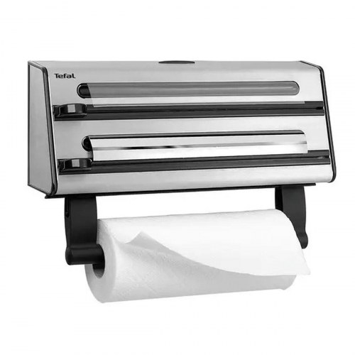 Tefal K1887904 køkkenrulleholder - hvid, aluminium og plastik