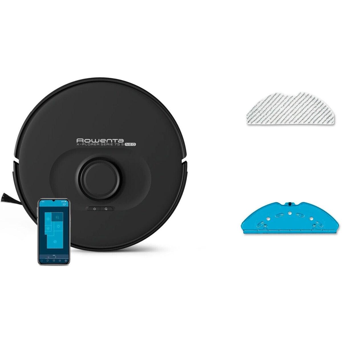 Rowenta RR85E1 robotstøvsuger - sort, 2 timers rækkevidde