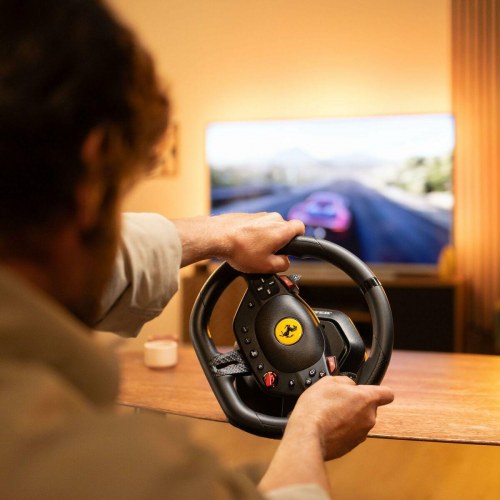 Thrustmaster T128-P Ferrari 296 GTB rat og pedaler - PS4/PS5 (sort)