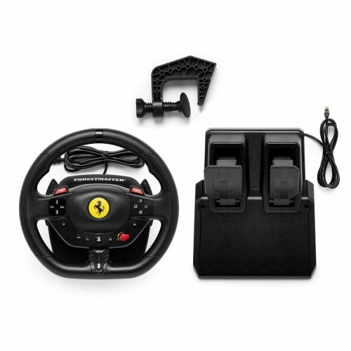 Thrustmaster T128-P Ferrari 296 GTB rat og pedaler - PS4/PS5 (sort)