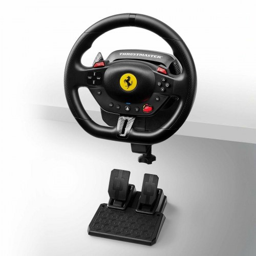 Thrustmaster T128-P Ferrari 296 GTB rat og pedaler - PS4/PS5 (sort)