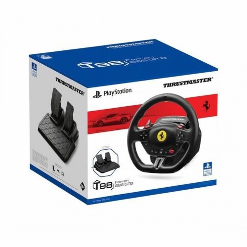 Thrustmaster T128-P Ferrari 296 GTB rat og pedaler - PS4/PS5 (sort)