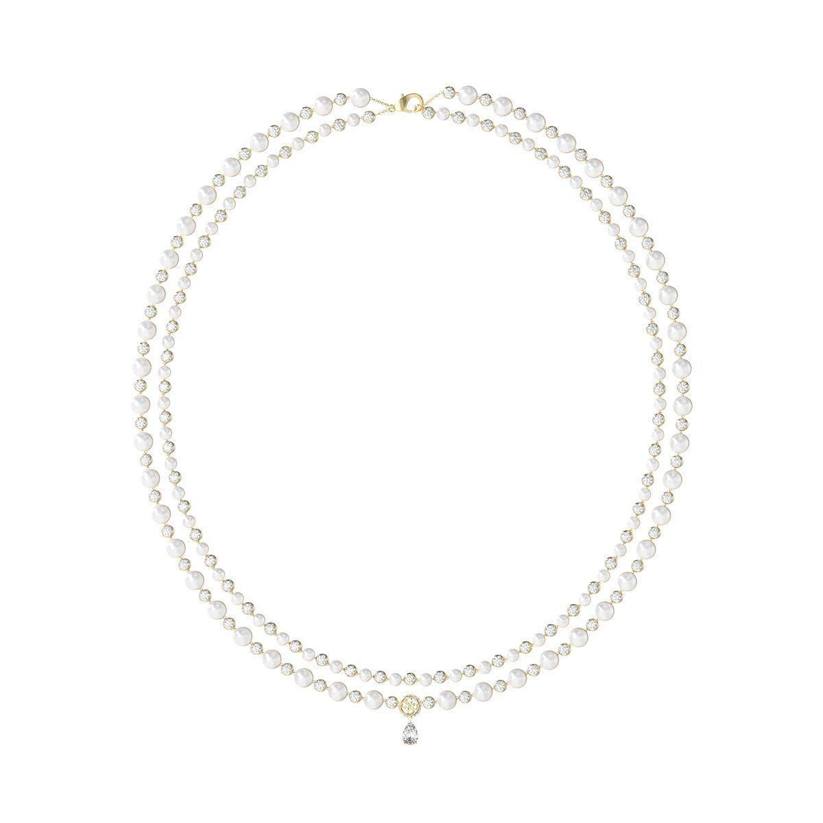 Guess JUBN05576JWYGT-U halskæde til kvinder - hvid, elegant