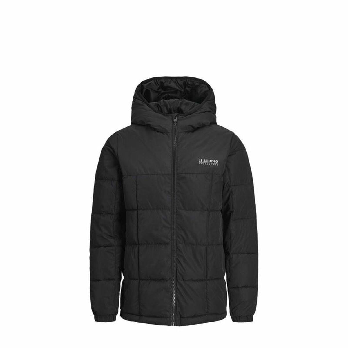 Jack & Jones JJBen Square vinterjakke til drenge - sort, 10 år