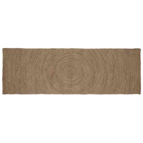 Områdetæppe i jute - grå løber 80 × 250 cm