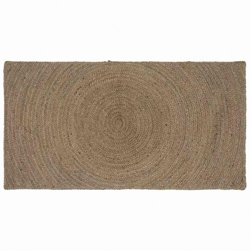 Områdetæppe i jute - grå 80 × 150 cm, håndvævet