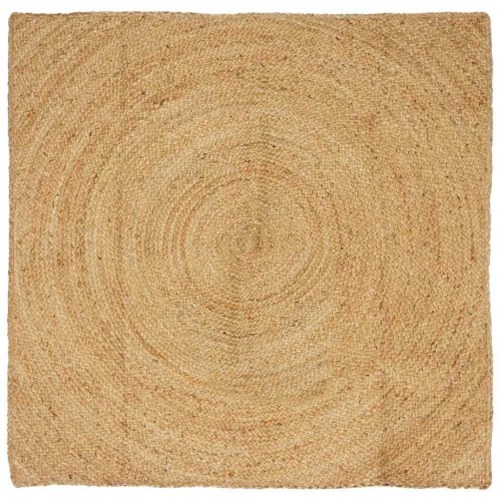 Tæppe Brun 160 x 160 cm Jute