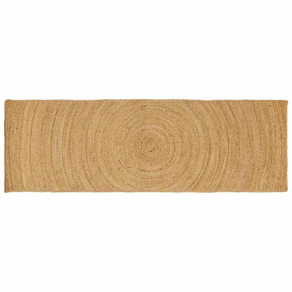 Tæppe Brun 80 x 200 cm Jute