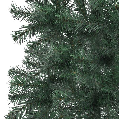 Kunstigt juletræ til hjørne 120 cm PVC grøn