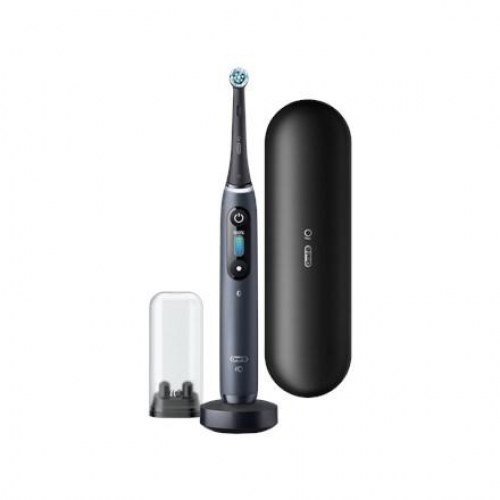 Braun Oral-B iO Series 8N elektrisk tandbørste – genopladelig, 6 tilstande, 1 børstehoved, Black Onyx