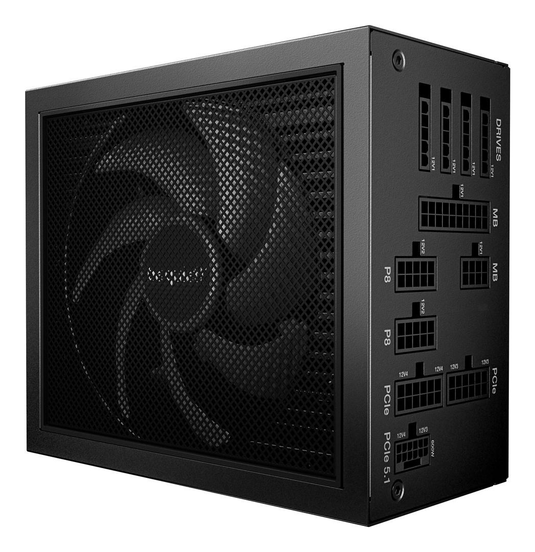 be quiet! Dark Power 14 - 850 W ATX strømforsyning, 80 Plus Titanium, fuld modulær - Sort billede