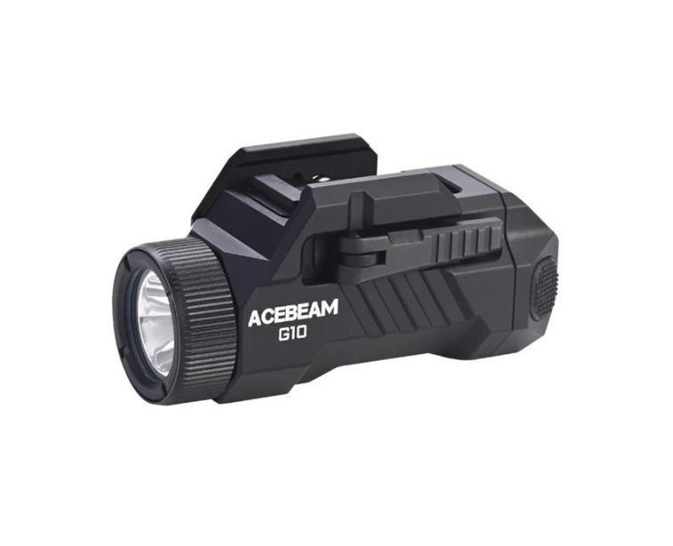 AceBeam G10 lommelygte – sort, LED, 600 lm, IP68